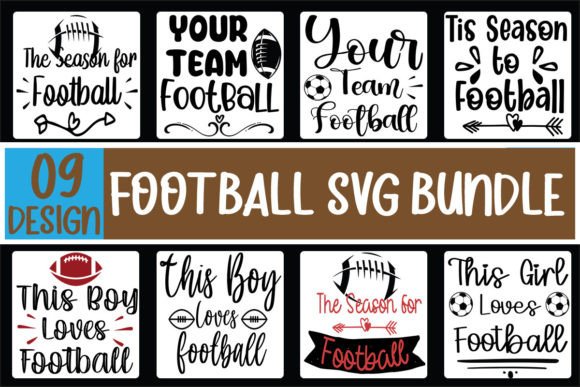 09 Football SVG Bundle: Graphics and Crafts Asset for Digital Sellers