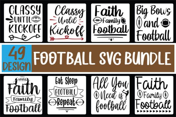 49 Football SVG Bundle: Graphics & Crafts Review