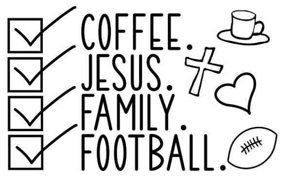 Coffee Jesus Family Football: A Graphics & Crafts Review