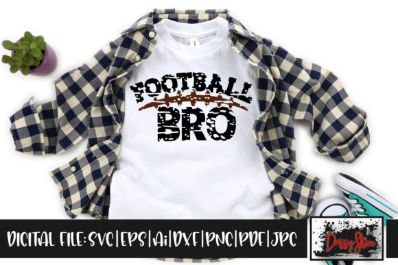 Football Bro Grunge Graphics for Crafts & Content