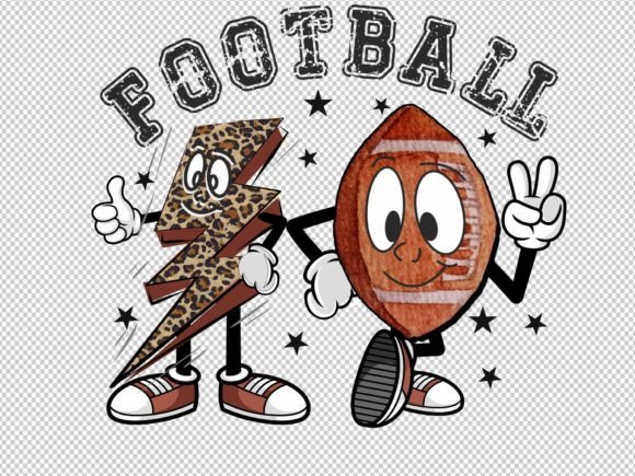 Football Sublimation Graphics for Crafts Branding