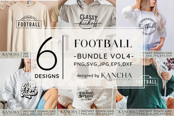Football SVG Bundle Vol.4: Graphics for Crafts & Handmade Products