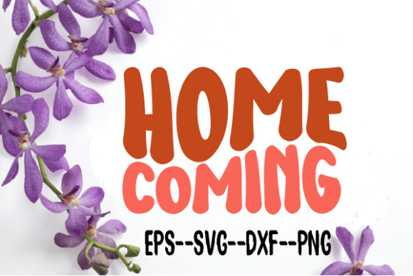 Homecoming Football Retro Wavy Svg: Graphics & Crafts