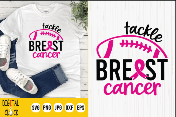 Tackle Breast Cancer Football Cancer SVG: Crafts & Graphics Review